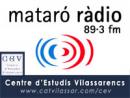 Logotip de Mataró Ràdio juntament amb el del CEV